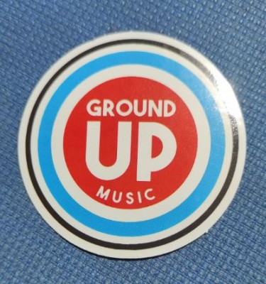 Sticker (abtibild) Ground Up Music (JBG)