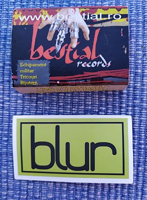 Sticker (abtibild) mic BLUR Logo (JBG)