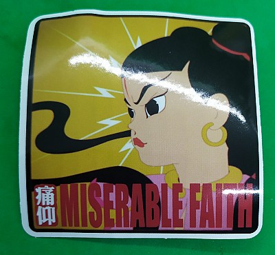 Sticker (abtibild) mic MISERABLE FAITH Logo (JBG)
