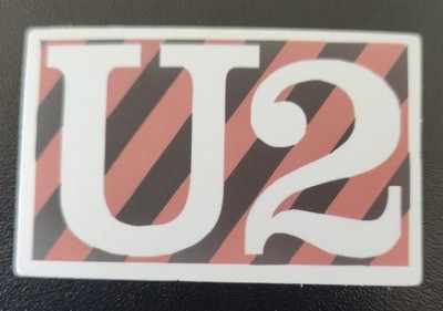 Sticker (abtibild) mic U2 Logo (JBG)