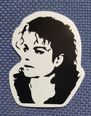 Sticker (abtibild) Michael Jackson Face (JBG)