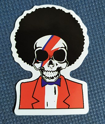 Sticker (abtibild) Michael Jacksons Skull (JBG)