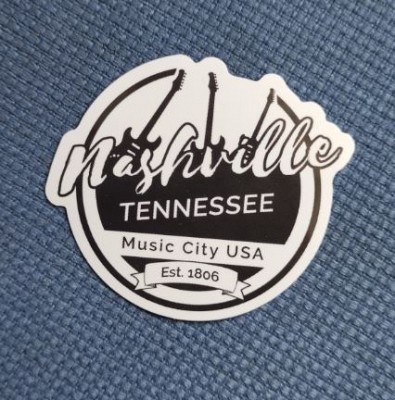 Sticker (abtibild) Nashville Tennessee (JBG)