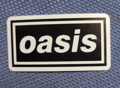 Sticker (abtibild) Oasis Logo Negru (JBG)
