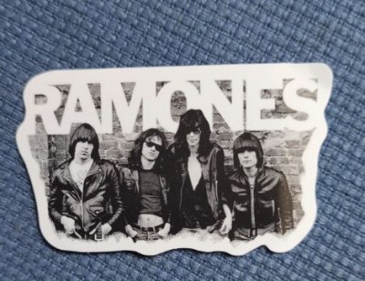 Sticker (abtibild) Ramones Alb-Negru (JBG)