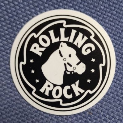 Sticker (abtibild) Rolling Rock (JBG)
