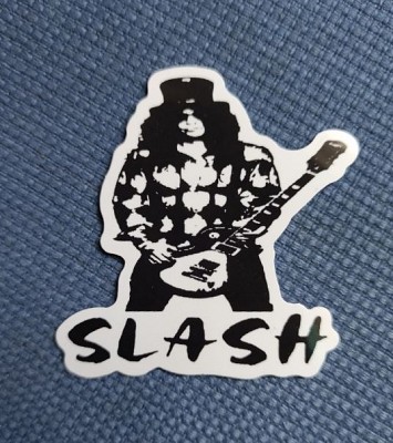 Sticker (abtibild) Slash Alb-Negru (JBG)