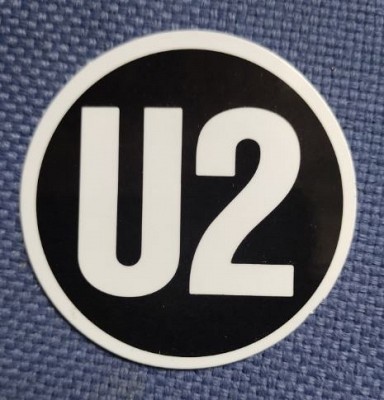 Sticker (abtibild) U2 Logo Circle (JBG)