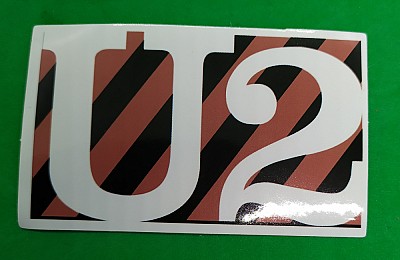 Sticker (abtibild) U2 Logo (JBG)