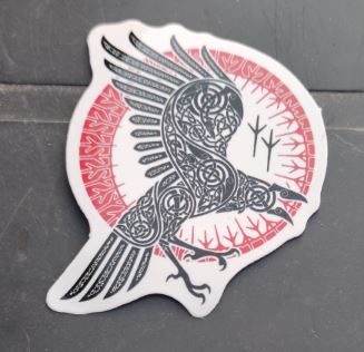 Sticker (abtibild) Viking -  Ragnars Raven(JBG)