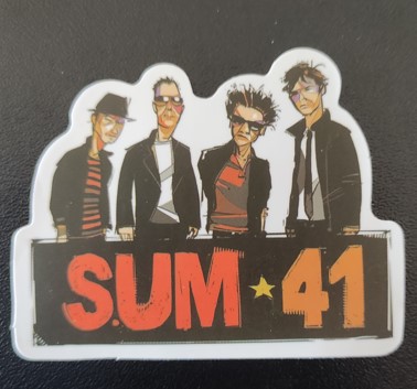 Sticker (abtibild) SUM 41 Band (JBG)