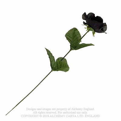 Trandafir artificial negru ROSE1 Black Imitation rose