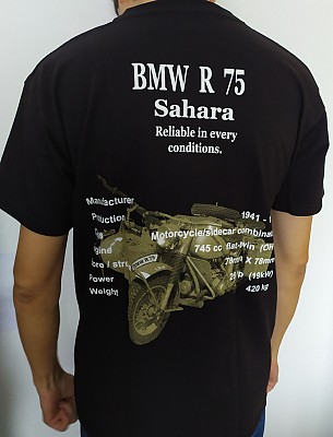 Tricou WAR - BMW R75 TR/FR/349