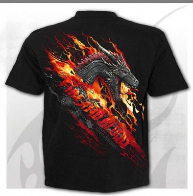 Tricou  G551M101 Game of Thrones - FIRE AND BLOOD