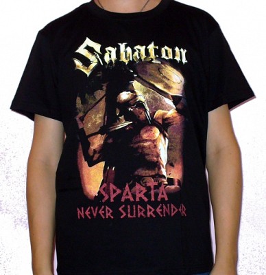 Tricou SABATON Sparta Never Surrender TR/FR/LK (lichidare stoc)
