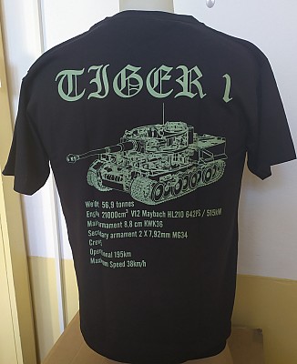 Tricou WAR TIGER 1 green TR/FR/293