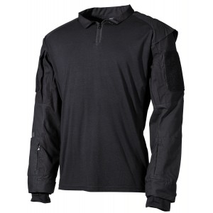 US Tactical Shirt, long-sleeved, black No.02611A