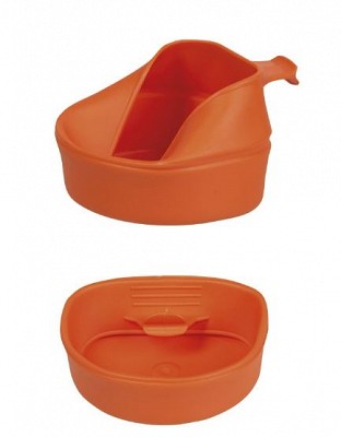 Vas alimentar  (200 ml)  Article No. 14605614  ORANGE FOLD-A-CUP® COLLAPSIBLE CUP 200 ML