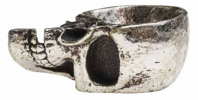 Vas decorativ de rasina V60 Half Skull (Colectia Alchemy Vault)