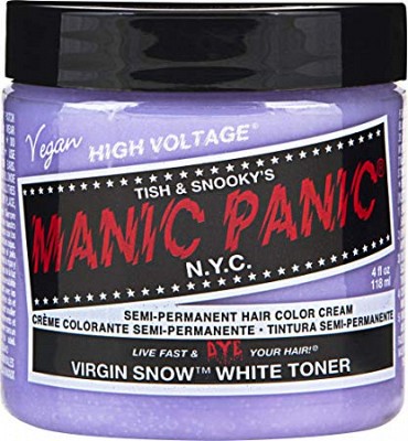 Vopsea semipermanenta MANIC PANIC Virgin Snow / White Toner
