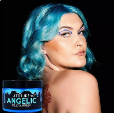 Vopsea semi-permanenta albastra Attitude Angelic Pastel Blue