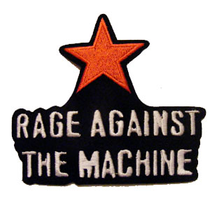 Patch RAGE AGAINST THE MACHINE Red Star (patch de lipit) (EP25)