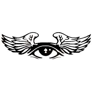 TTA052 TATUAJ OCHI CU ARIPI (CJL)