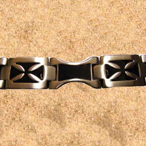 SA024 Bratara de inox Iron cross