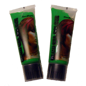 GREEN Neon Hair GEL