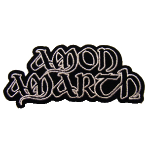 Patch AMON AMARTH LOGO ALB (patch de lipit) (EP228)