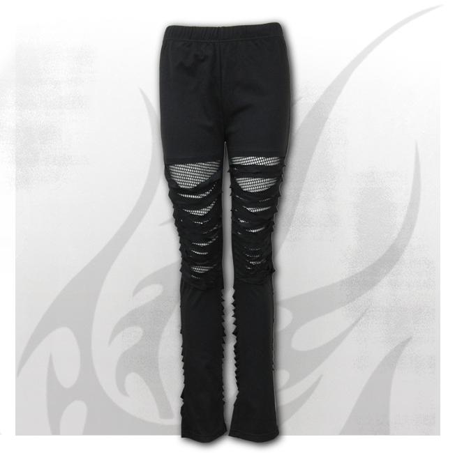 Pantaloni P004G460  URBAN FASHION - Mesh Ripped Leggings