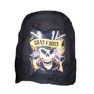 Rucsac (ghiozdan) GUNS N ROSES Craniu cu joben