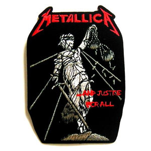 Patch METALLICA And Justice for All (patch de lipit) (EP422)