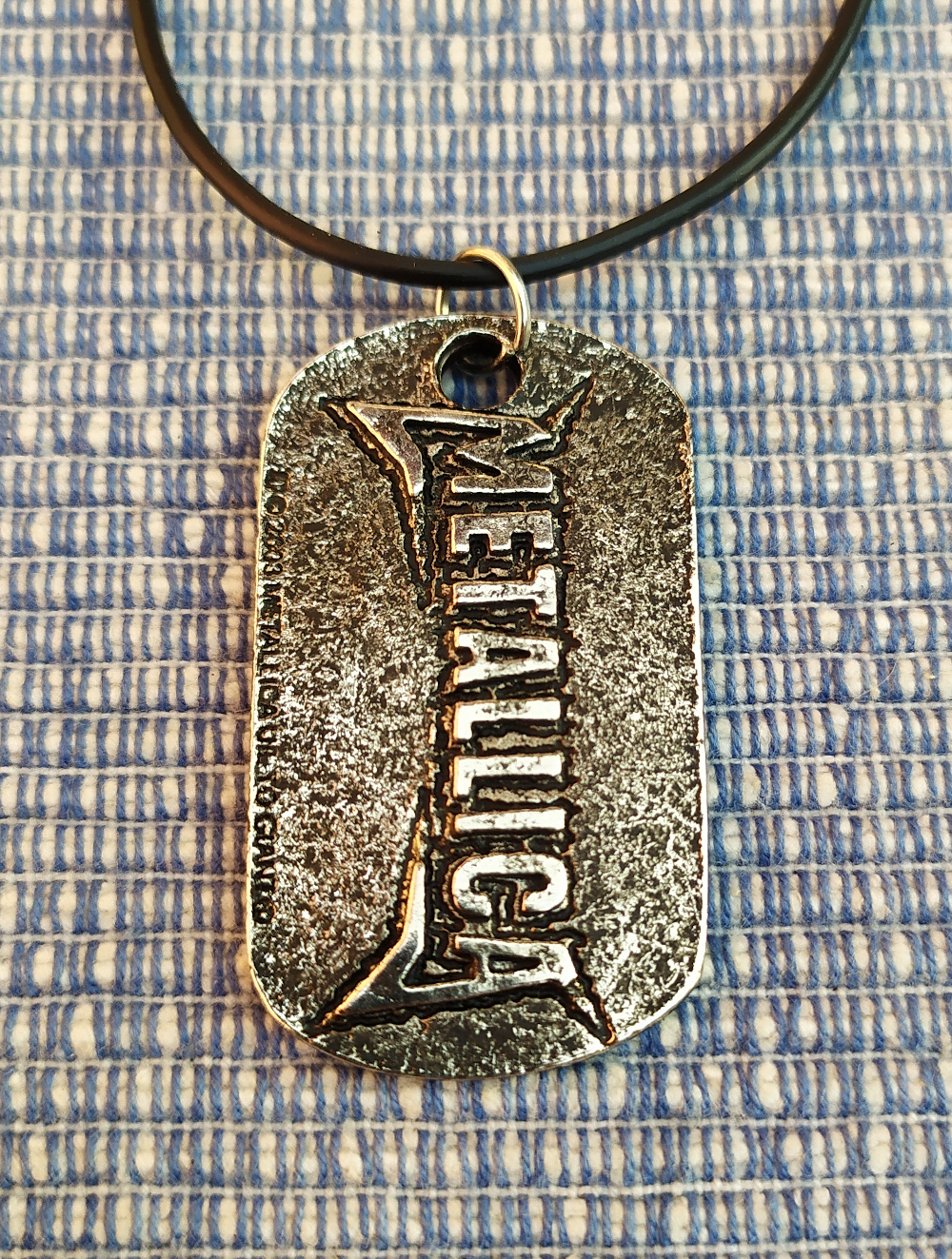 72. Medalion Placuta Id Metallica