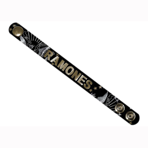 Bratara Ramones - Thin WB w/ Gold Foil Print cod WB111704RAM3