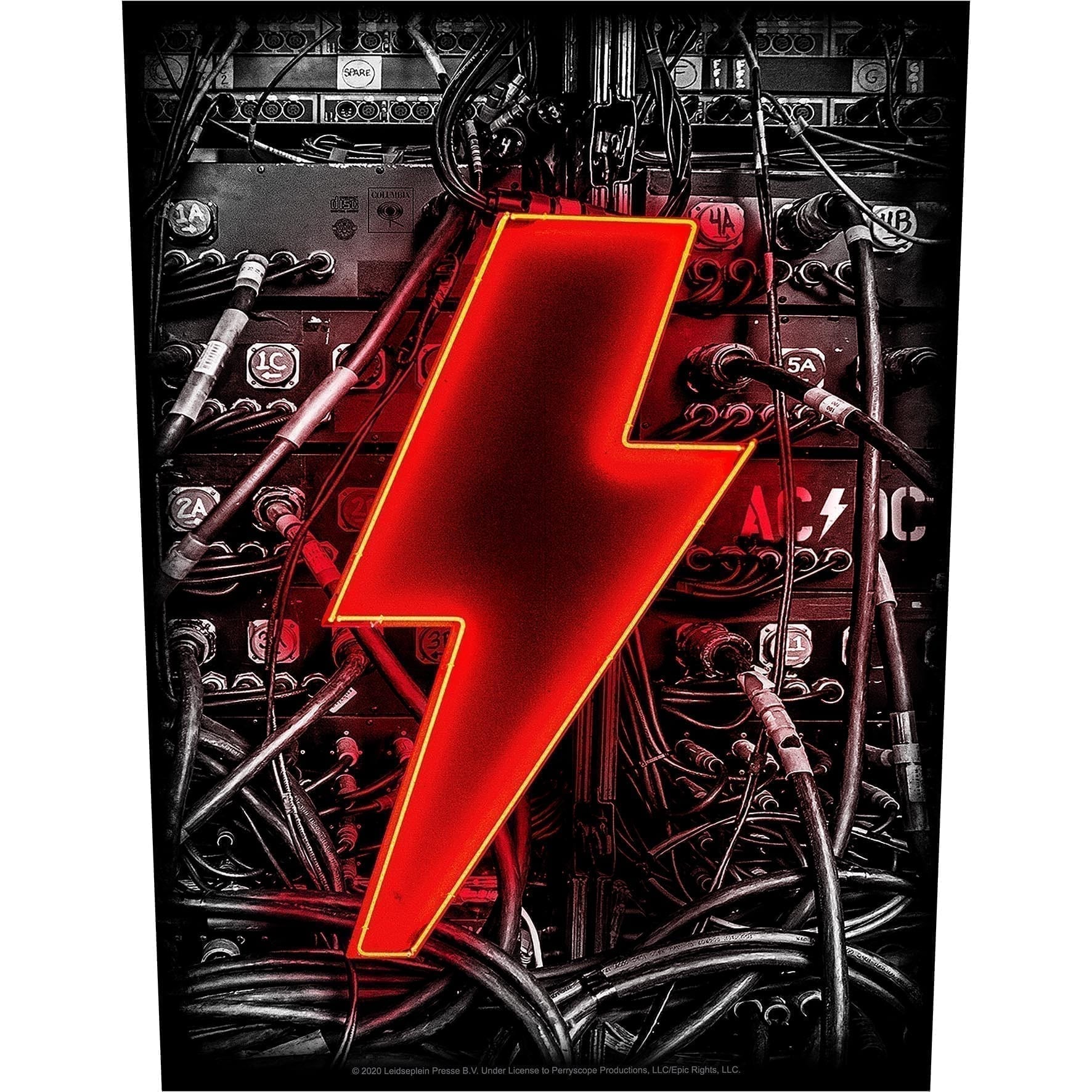 Backpatch AC/DC PWR UP Bolt  BP1173
