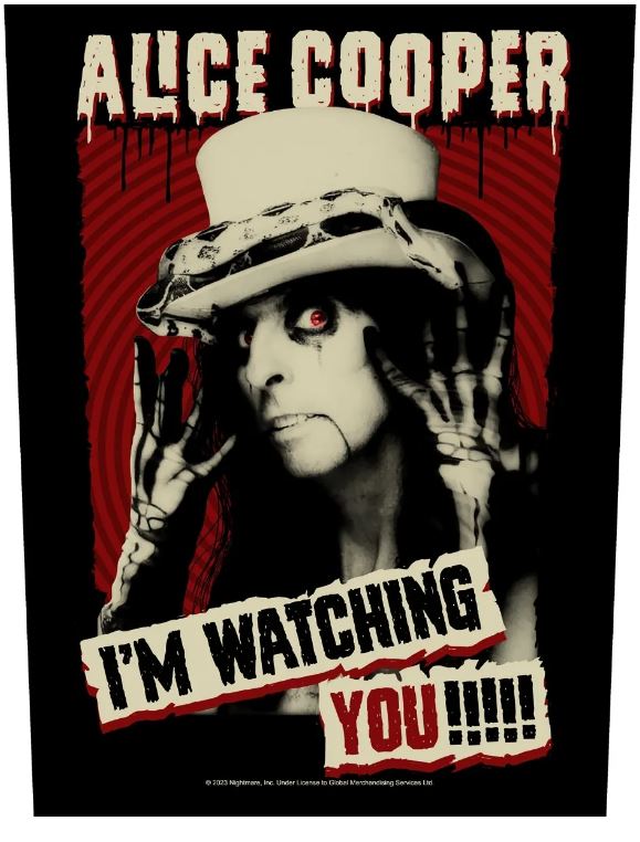 Backpatch ALICE COOPER - I am watching you BP1257