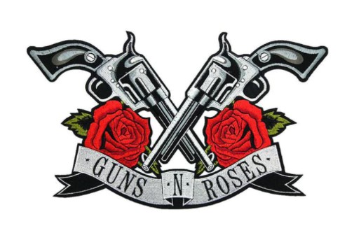 Backpatch brodat Guns N Roses (JBG)