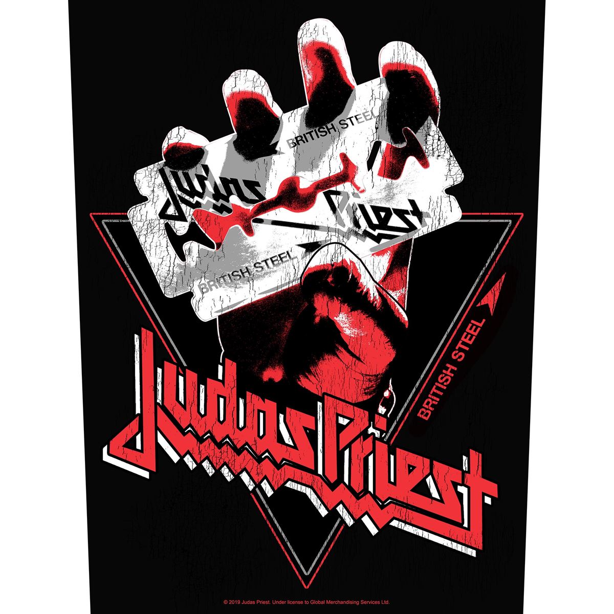 Backpatch JUDAS PRIEST - BRITISH STEEL VINTAGE BP1185