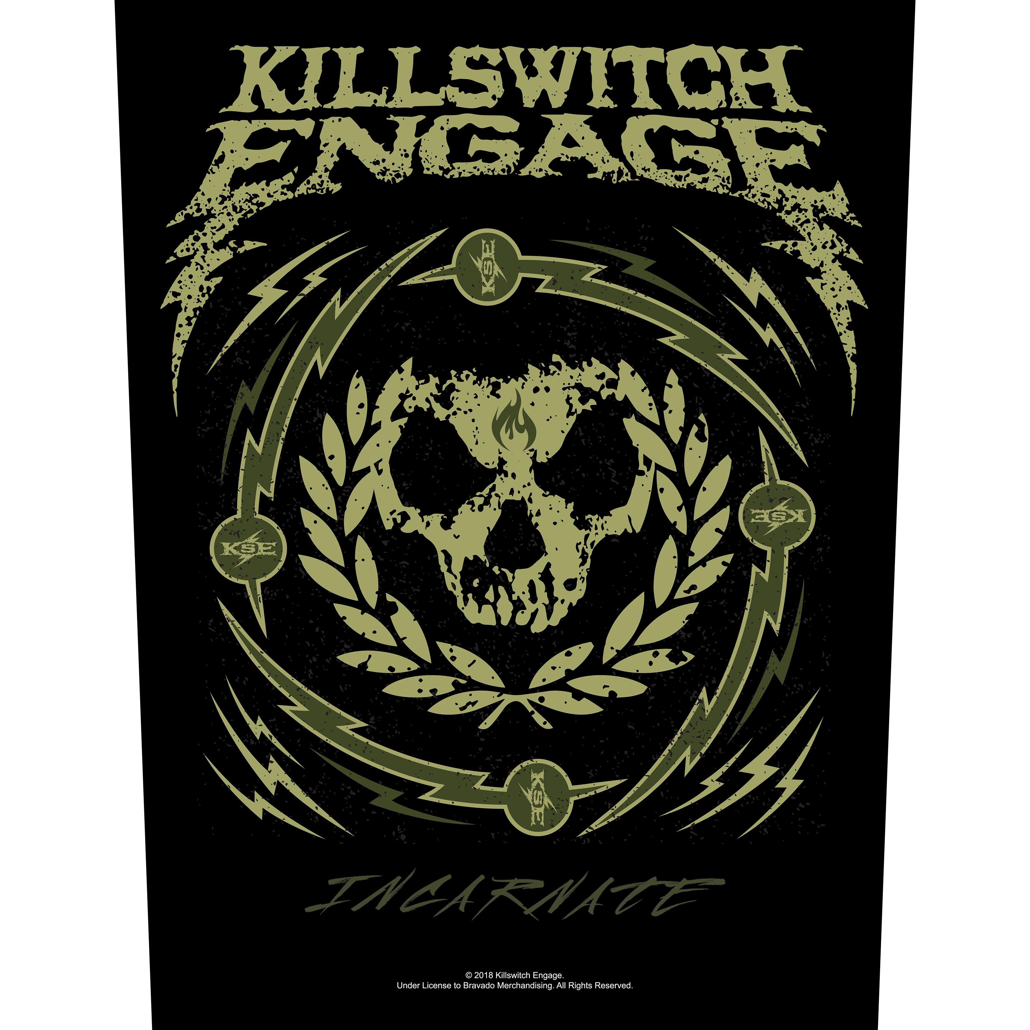 Backpatch KILLSWITCH ENGAGE - Skull Wreath