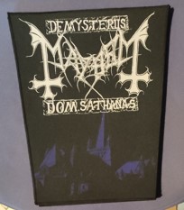 Backpatch MAYHEM De Mysteriis trapezoidal