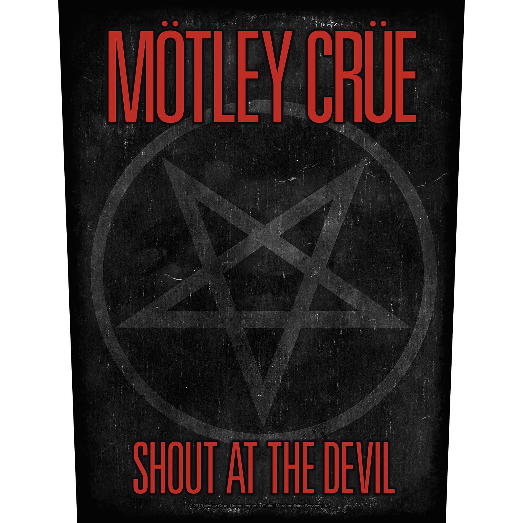 Backpatch MOTLEY CRUE Shout at the Devil - Pentagram  BP1167