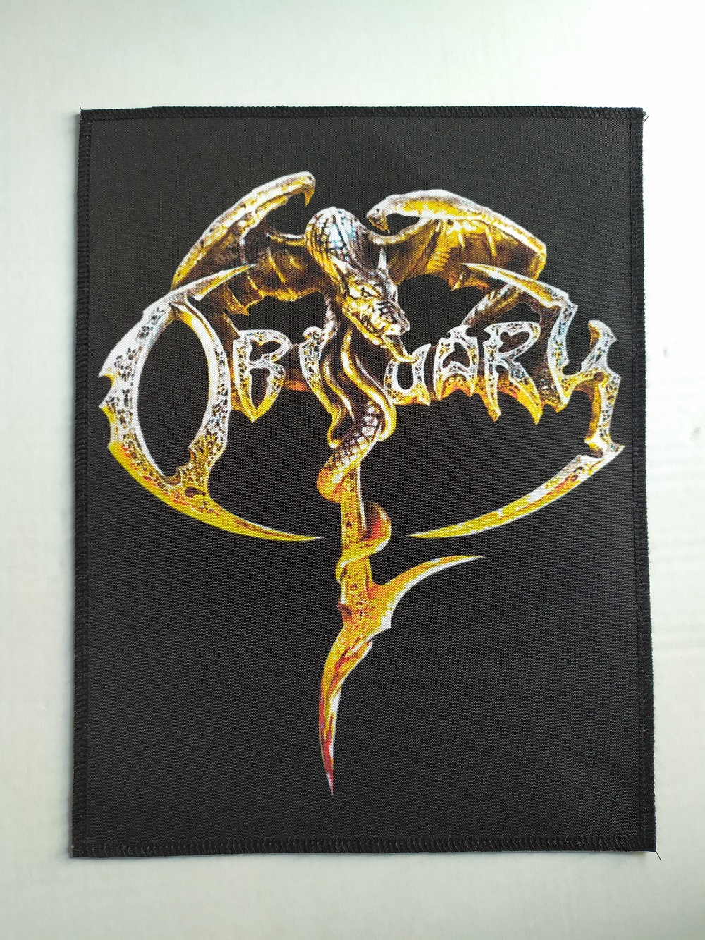 Backpatch OBITUARY Logo