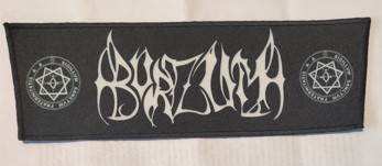 Backpatch superstrip BURZUM Logo