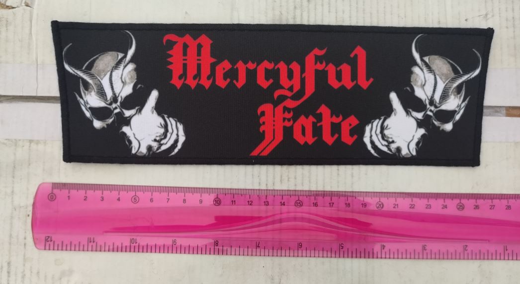 Backpatch superstrip MERCYFUL HATE Logo
