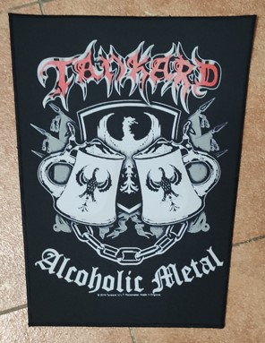 Backpatch trapezoidal TANKARD Alcoholic Metal