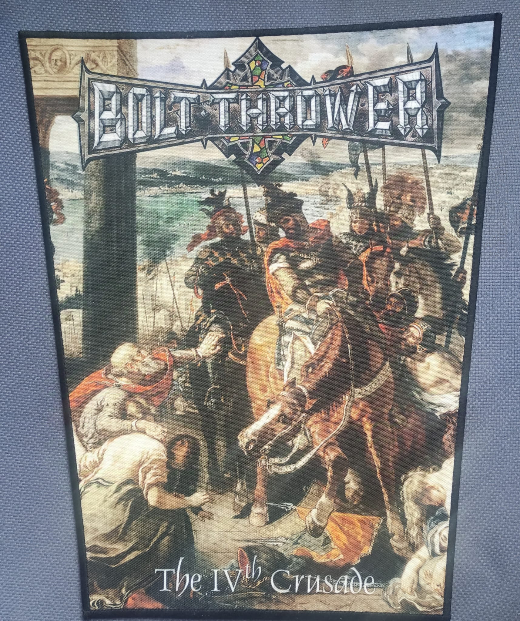 Backpatch trapezoidal BOLT THROWER The IVth Crusade