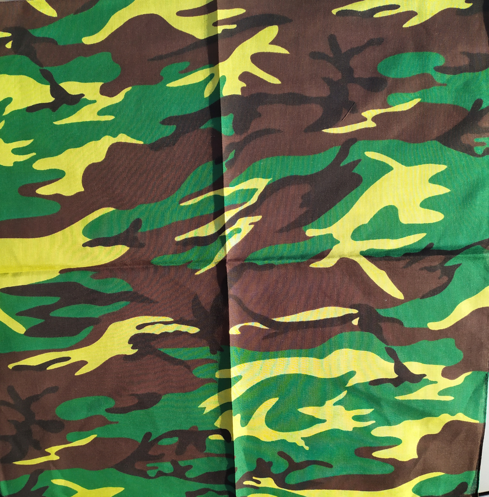 Bandana camuflaj woodland