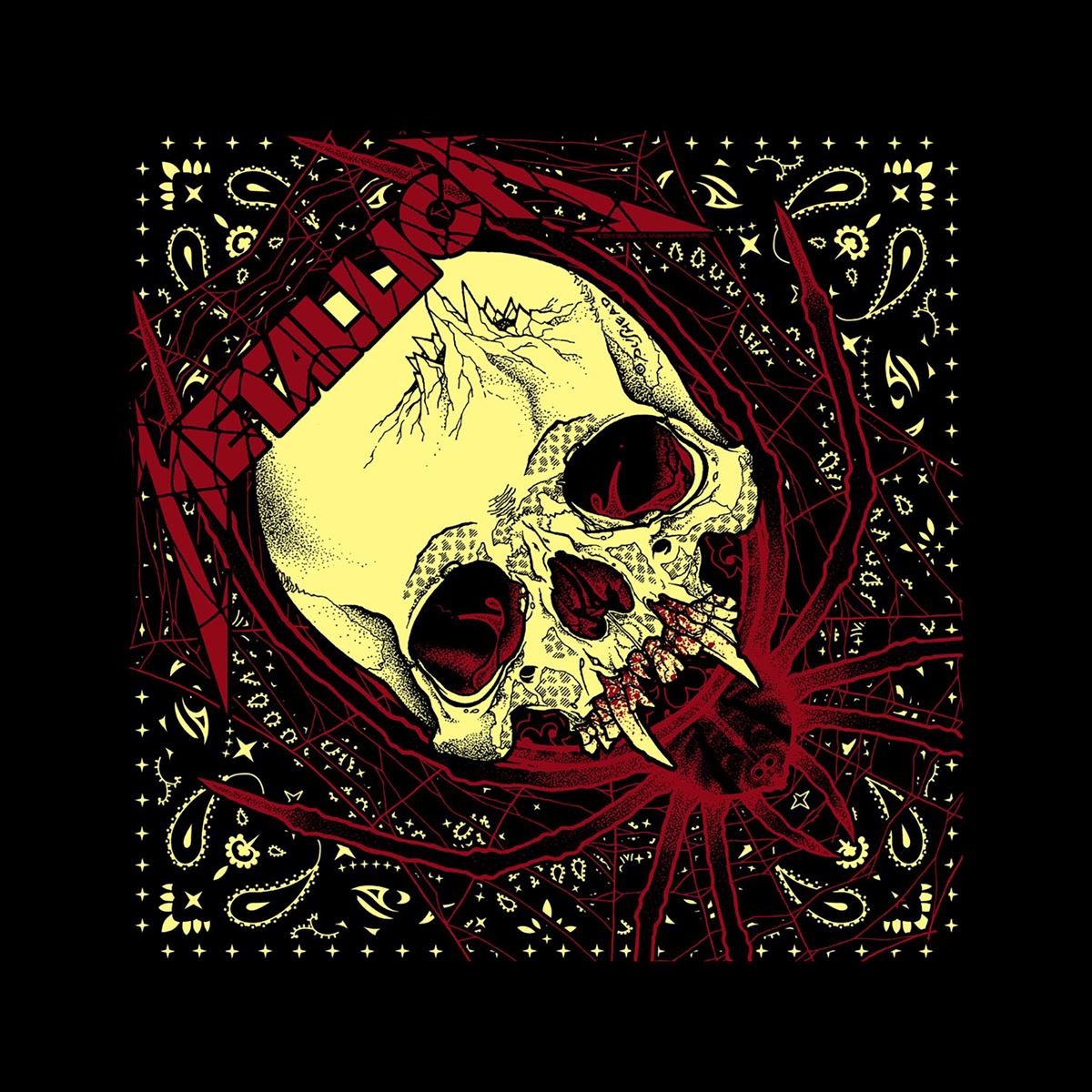 Bandana METALLICA - Spider Skull B101