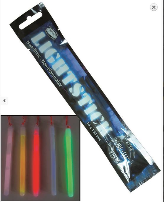Baton luminos rosu pt. cautare (8-12 ore)  Art. Nr. 14934010 RED LIGHTSTICK 1 X 15 CM